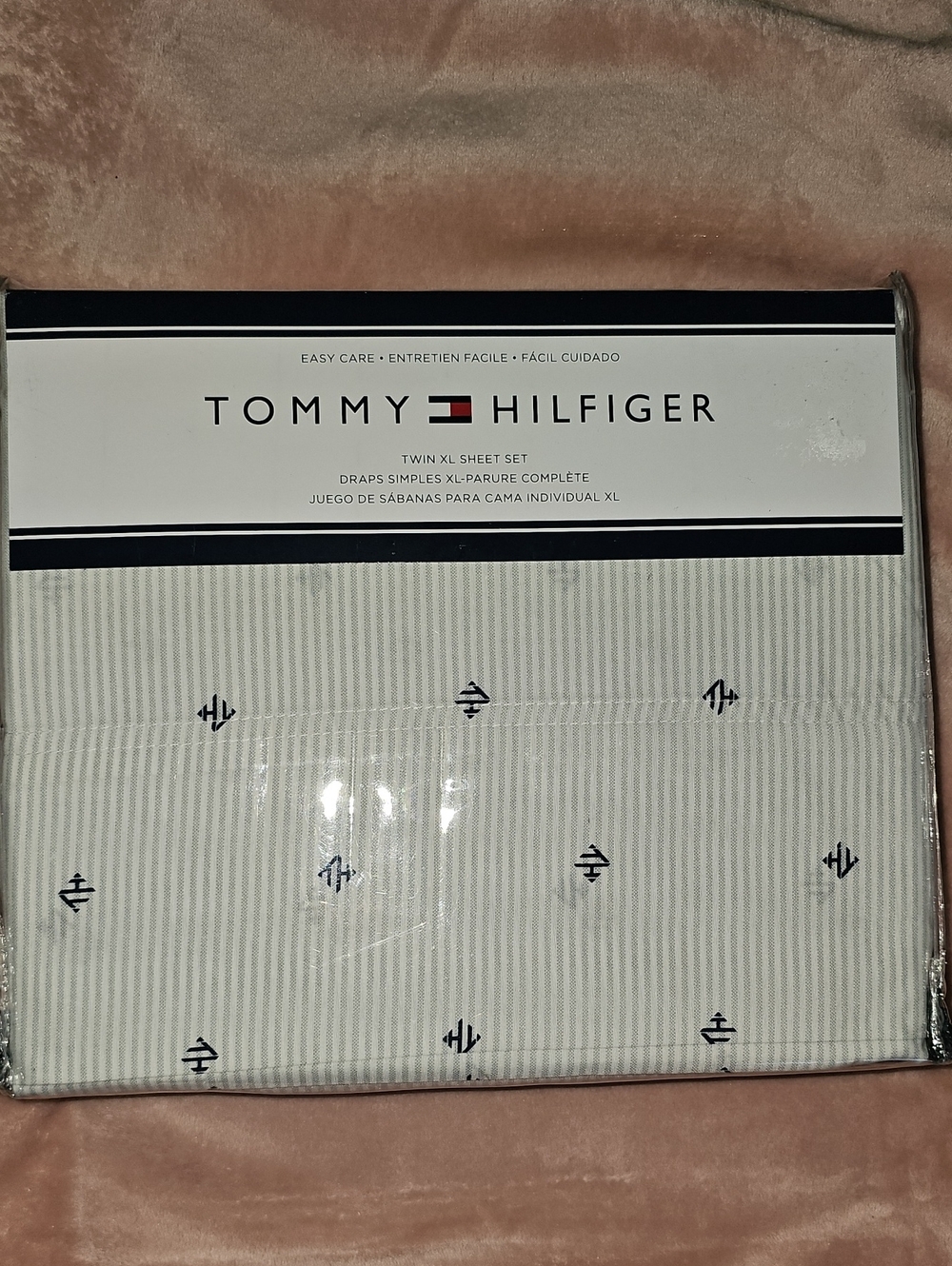 Tommy Hilfiger Twin XL Sheet Set NEW